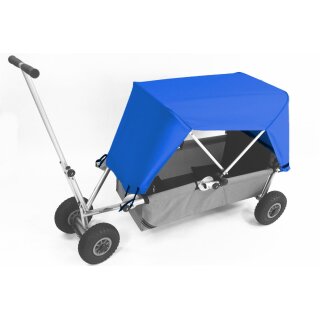 Capote ulfBo bleu avec capote et vitres latérales